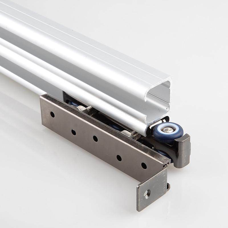 阳台门双吊轨吊轮导轨移门轨道导轨厨房门推拉门轨道木门滑轮滑轨