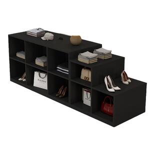 网红潮店服装店中岛桌双面展示柜现代简约女装鞋包中间摆放流水台