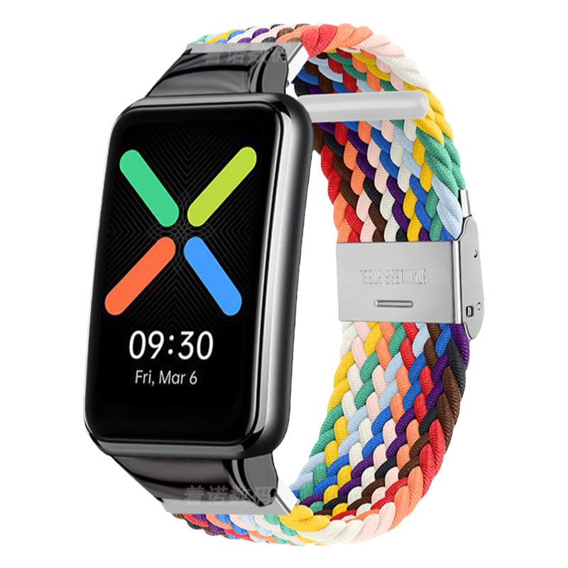 适用oppowatchfree表带尼龙