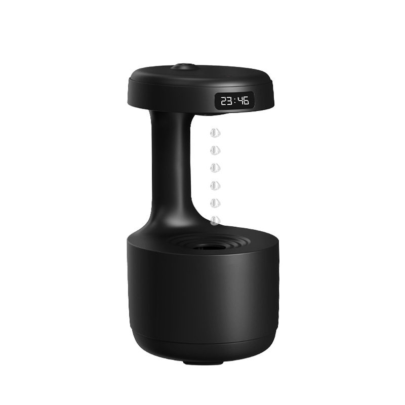 水滴加湿器led显示香薰机usb桌面
