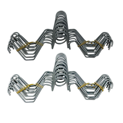 大棚配件加粗带孔八字簧固定簧