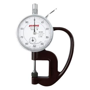 正品PEACOCK日本孔雀测厚规 测厚仪G型H型1.8N/2.4N测厚表 百分表