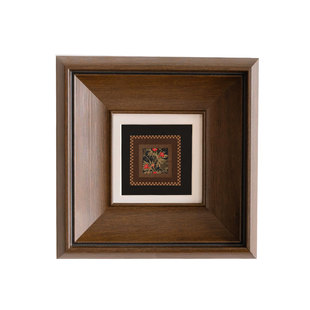 中古风装裱画框方形高级感复古加宽装裱挂墙空框油画摆台相框定制