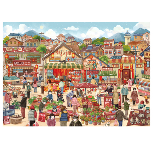 俊贝11.0新年节日特辑系列造景贴纸万圣节圣诞节礼物微缩场景合集本3D立体小屋贴画手工diy玩具女孩打发时间