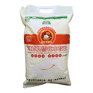 河套牌雪花水饺粉5kg饺子粉家用