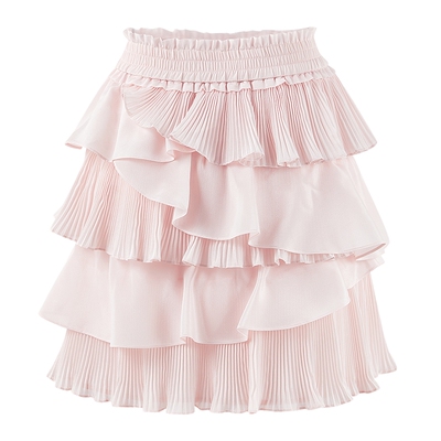 MISSCOCOON可可尼荷叶边蛋糕裙子