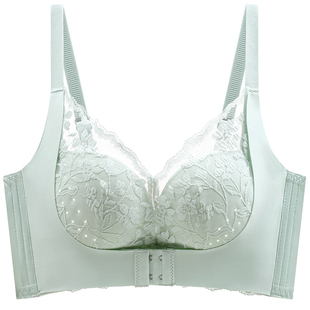 文胸2025新款爆款内衣夏季女薄款前排扣无磁无铁电子厂小胸罩夏天