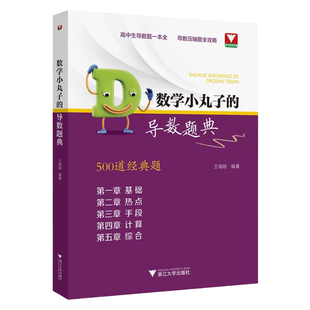2026新版浙大优学数学小丸子的导数题典第二版高中生压轴题高一高二高三高考500道经典题思维强化训练基础同步练习计算综合辅导书