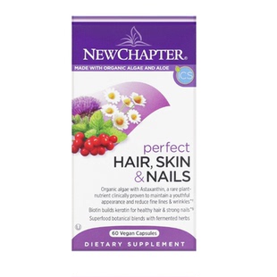 New Chapter新章Hair SkinNails头发皮肤指甲养护配方虾青素26.11