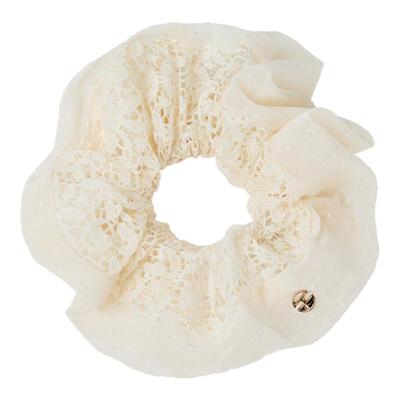 ELLE蕾丝大肠发圈女款2026新款高级感头绳橡皮筋发饰头饰发绳礼盒