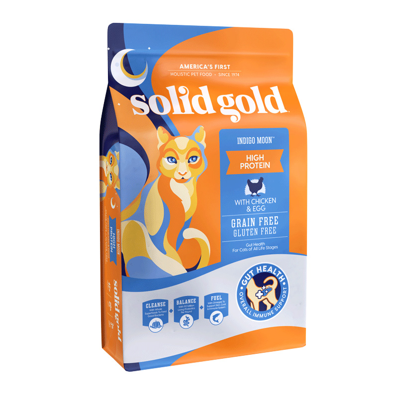 【自营】【SolidGold】素力高金装12磅高蛋白全价无谷鸡肉猫粮