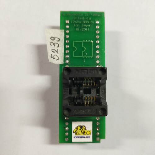 【请询价】原装艾科ELNEC烧录座DIL8W/SOIC8 ZIF 15