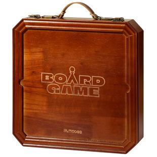 Mobee多功能棋盘6儿童实木精装棋类游戏12合1益智9男女孩生日礼物