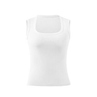 千朔工字小背心女夏外穿宽肩带遮副乳白色修身内搭吊带无袖上衣