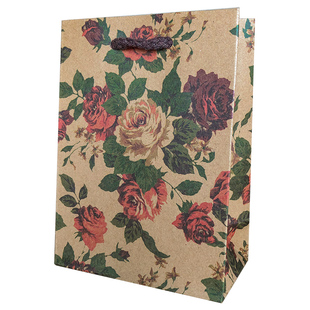 时尚迷你手提牛皮纸袋首饰口红香水生日节日小礼物面膜礼品包装袋