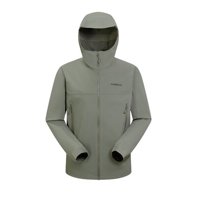 【峰行】探路者软壳衣cordura考杜拉防风透湿户外徒步防泼外套