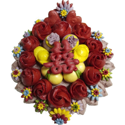 福寿喜汉字饽饽面食印花馒头模具