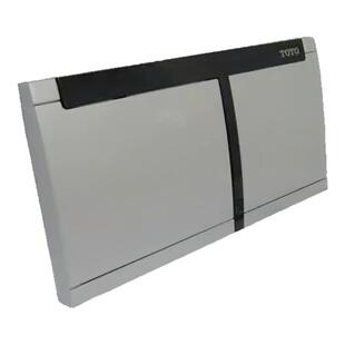 TOTO老式入墙式水箱配件挂壁墙排马桶面板 MB001排水按键冲水开关