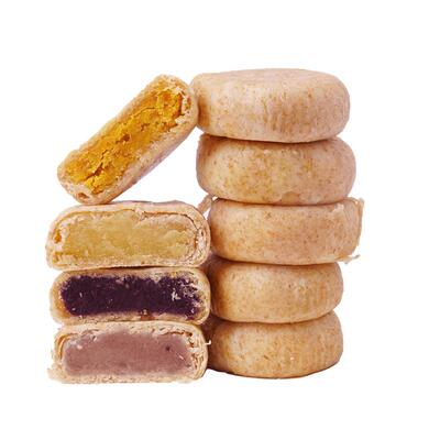 野三坡全麦紫薯芋泥绿豆饼