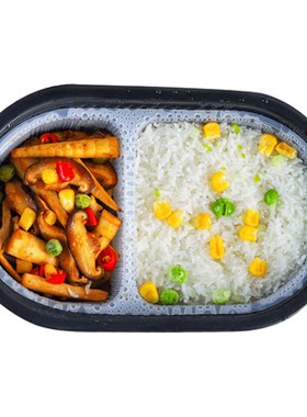 妙洁盛世香菇笋干自热米饭素食
