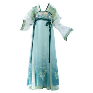 汉服男童女童春夏季中国风儿童古装书童国学服小学生开笔礼演出服