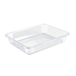 亚克力托盘凉菜盘食品商用长方形塑料方盘熟食卤菜盘子展示透明盘