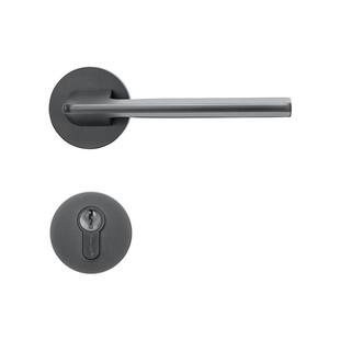 雅洁静音门锁室内卧室分体门锁现代木门家用通用简约门锁E0118