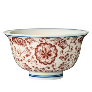 永乐青花压手杯陶瓷茶杯个人专用主人杯高档品茗杯办公室水杯单杯