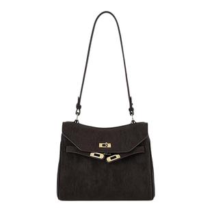 ELLE女包新款高级感凯莉包上班通勤腋下单肩包托特包女士轻奢包包