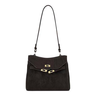 ELLE秋冬新款复古风凯莉包手提包