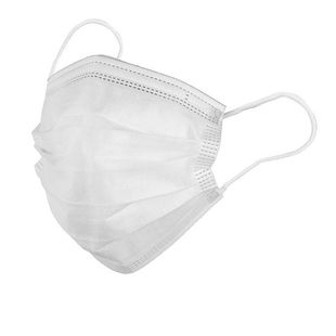 包邮一次性口罩无尘室防护防尘不起毛无尘车间口罩50只白色三层