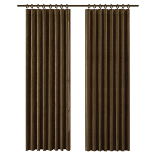 生态麻奶茶色全遮光窗帘卧室奶油风现代简约2026新款客厅棉麻窗帘