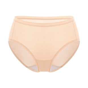 全棉时代女士抗菌内裤纯棉中腰亲肤透气女生内裤三角裤新款