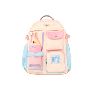 LOLA DESIGN可爱笔筒高中生书包 原创女生初中大容量大学生双肩包