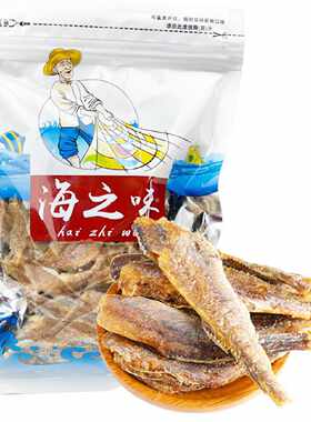 云港海味海之味海产食品休闲辣味零食嘎嘣脆小黄鱼干 80g*4袋