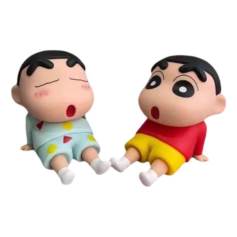 【木惠】蜡笔小新手机支架懒人支撑架可爱风桌面摆件手办模型公仔网红潮玩礼物送朋友礼物好玩个性创意手机座