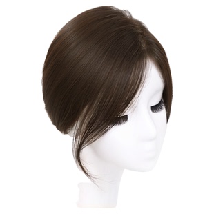 假发女片头顶补发高颅顶增发量蓬松真发自然前额轻薄发际线假发帖