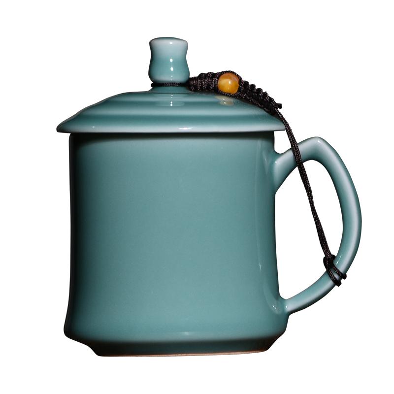 简约青瓷陶瓷中式茶杯