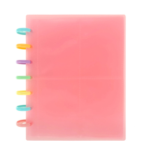 RINGNOTE 3.5寸4格拍立得追星小卡卡册小马宝莉游戏卡收纳蘑菇孔