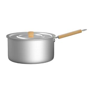 铝制奶锅特厚单柄铝汤锅平底铝锅不粘锅家用煮面泡面锅燃气灶小锅