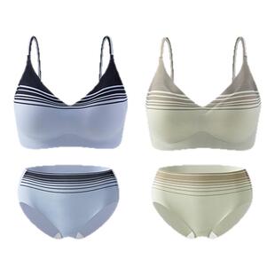 本周无痕小底围周周杯雪顶内衣女小胸聚拢收副乳防滑文胸套装