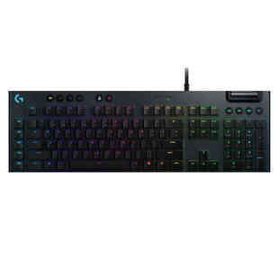 罗技G913RGB黑色白G813无线有TKL游戏机械键盘原装键帽电竞超薄轴