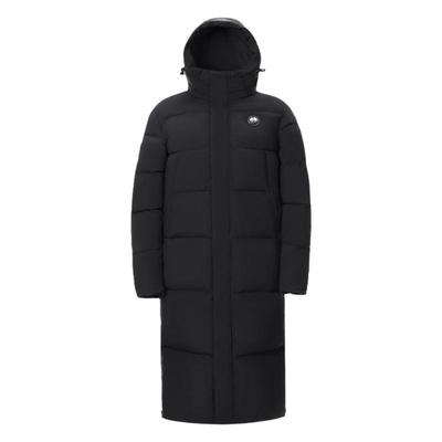 高蓬松过膝羽绒服中长款熊猫御寒