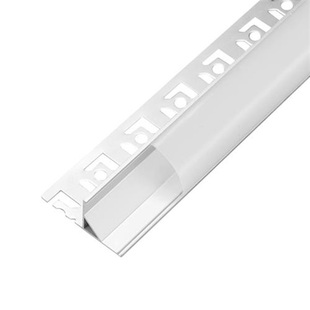 45度斜发光灯槽线条灯悬浮吊顶反光灯槽窗帘盒灯带卡槽线性灯铝槽