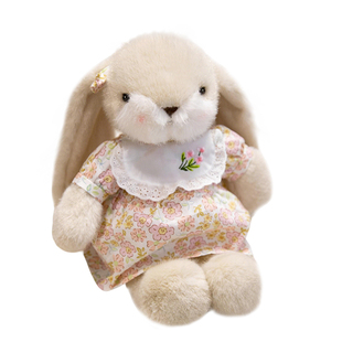 正版微微安小兔公仔软萌儿童娃娃毛绒玩具安抚兔玩偶女孩睡觉抱枕