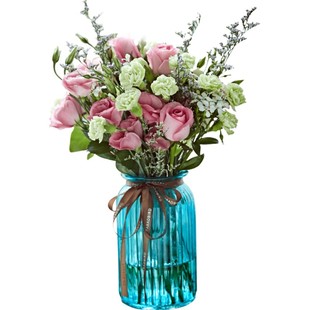 鲜花包月一周一花混搭家用办公室花束云南昆明鲜花速递基地直批发