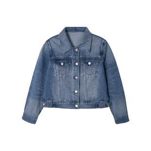 XUZI YU.小个子定制女短款宽松慵懒显瘦早春牛仔外套7774-W94884