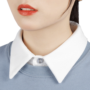 新款假领子女高档百搭假领春秋毛衣卫衣内搭配饰衬衫领子护颈衣领