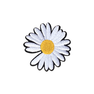 权志龙同款GD小雏菊刺绣贴花朵衣服破洞贴帆布鞋装饰绣花贴布小号