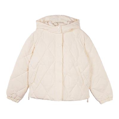 A21女装连帽羽绒服冬季宽松休闲